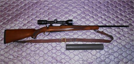 RUGER M77 Mk2 .308 Cal. WITH SCOPE, SLING AND T80 MODERATOR