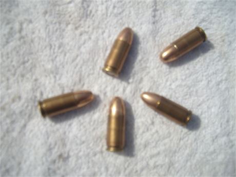 5 x 9mm CIA covert ops rounds