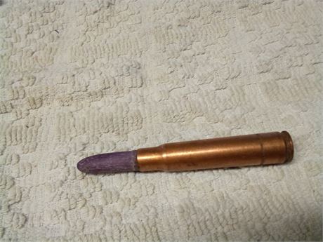 7.92mm wooden bullet round (inert)