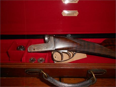 E.J Churchill Double Trigger 12 Bore Box Lock Ejector