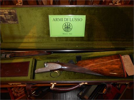 BERETTA  'EELL' 12 BORE SINGLE TRIGGER 'LUSSO' SIDELOCK EJECTOR IN MAKERS CASE